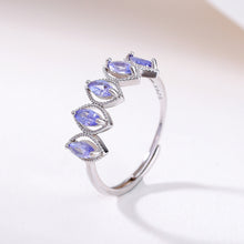 Natural Tanzanite Adjustable Ring.