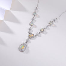 Natural Opal Butterfly Necklace.