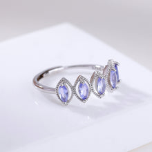 Natural Tanzanite Adjustable Ring.