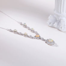 Natural Opal Butterfly Necklace.