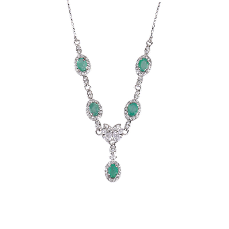 Natural Emerald Deluxe Necklace.