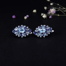 Natural Topaz Luxury Earrings.