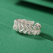 Openwork Wheat Ear Adjustable Ring.
