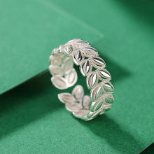 Openwork Wheat Ear Adjustable Ring.