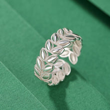Openwork Wheat Ear Adjustable Ring.