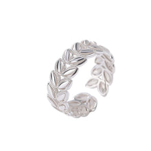 Openwork Wheat Ear Adjustable Ring.