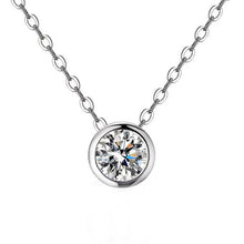 S925 real moissanite D color 1CT and 2CT ring necklace earrings set (with GRA certificate).