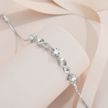 Real Moissanite D Color 1.5CT Moissanite Infinite Bracelet.