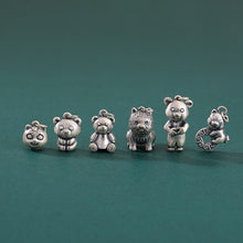 S990 Sterling Silver Bear Charms