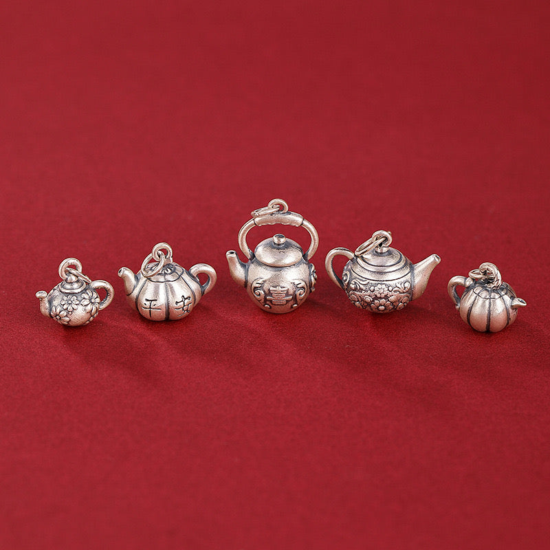 S990 Sterling Silver Teapot Charms