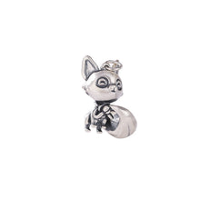 S990 Sterling Silver Kitty And Fox Charms