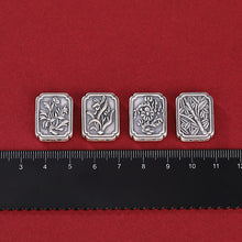 S990 Sterling Silver Plum Blossom Charms