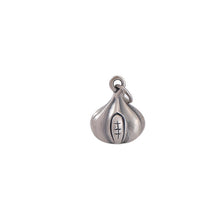 S990 Sterling Silver Apple Pumpkin Charms