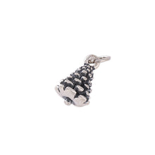 S990 Sterling Silver Pinecone Charms