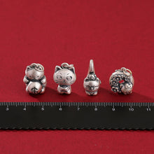 S990 Sterling Silver Cats Charms