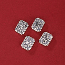 S990 Sterling Silver Plum Blossom Charms