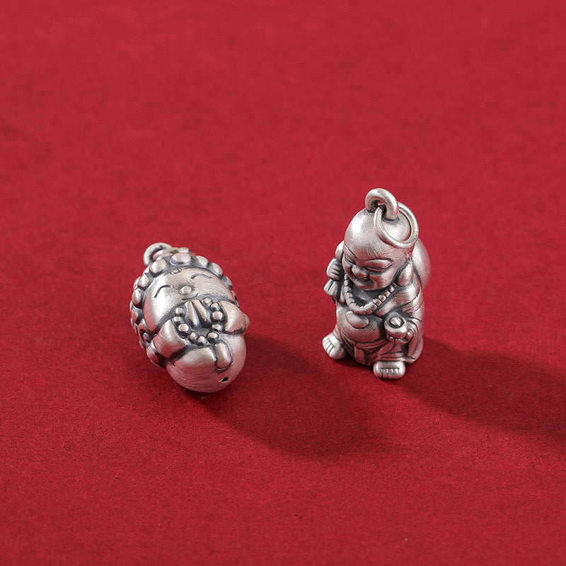 S990 Sterling Silver Buddha Charms