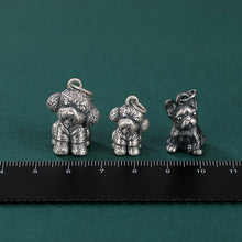 S990 Sterling Silver Dogs Puppys Charms