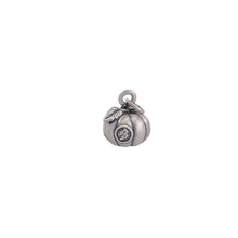 S990 Sterling Silver Apple Pumpkin Charms