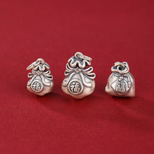 S990 Sterling Silver Money Bag Charm