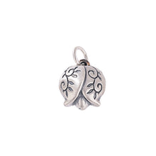 S990 Sterling Silver Butterfly Flower Charms