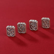 S990 Sterling Silver Plum Blossom Charms