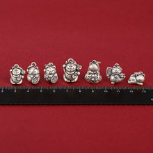 S990 Sterling Silver Cats Charms