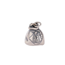 S990 Sterling Silver Money Bag Charm