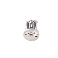 S990 Sterling Silver Money Bunny Charm