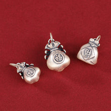 S990 Sterling Silver Money Bag Charm