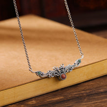 Natural Carnelian Phoenix Necklace