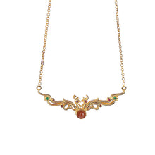 Natural Carnelian Phoenix Necklace