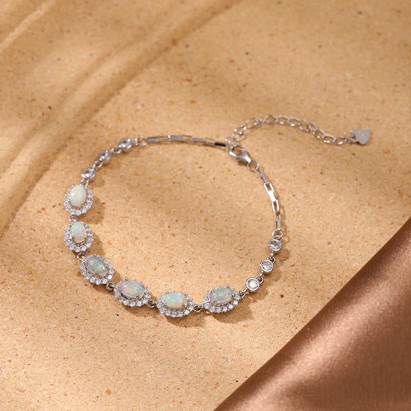 Natural Opal Luxury Bracelet.