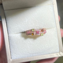 S925 Sterling Silver Natural Tourmaline Ring.