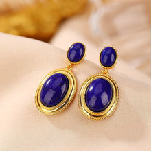 Natural Lapis Lazuli Earrings.