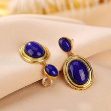 Natural Lapis Lazuli Earrings.